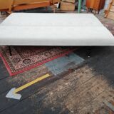 Large vintage convertible sofa bed, 70s, Czechoslovakia