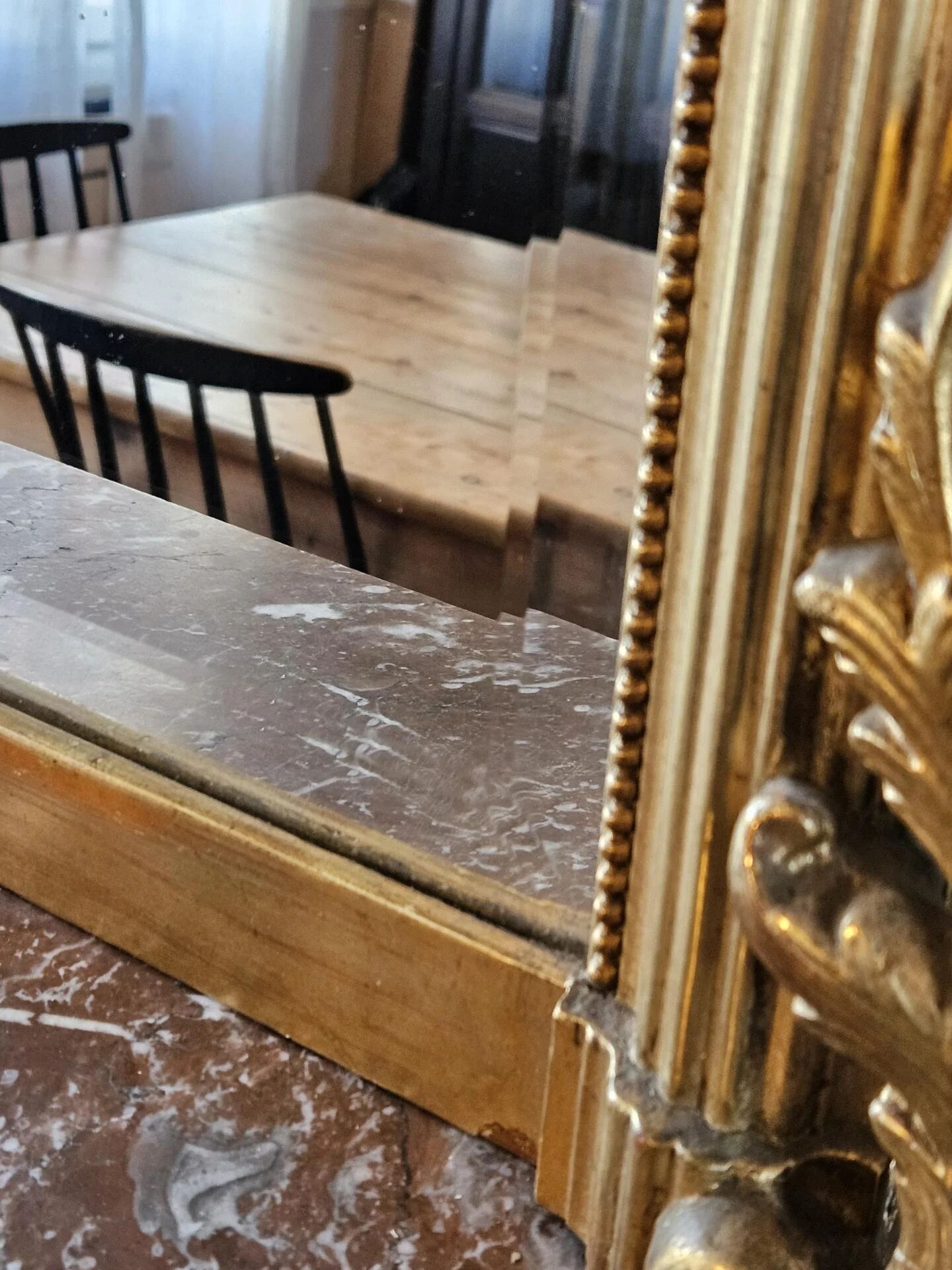 Large fireplace mirror