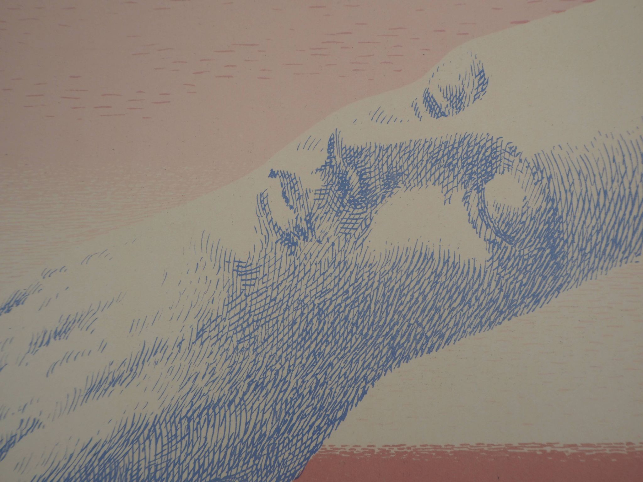 René magritte: the indiscreet jewels - original signed lithograph