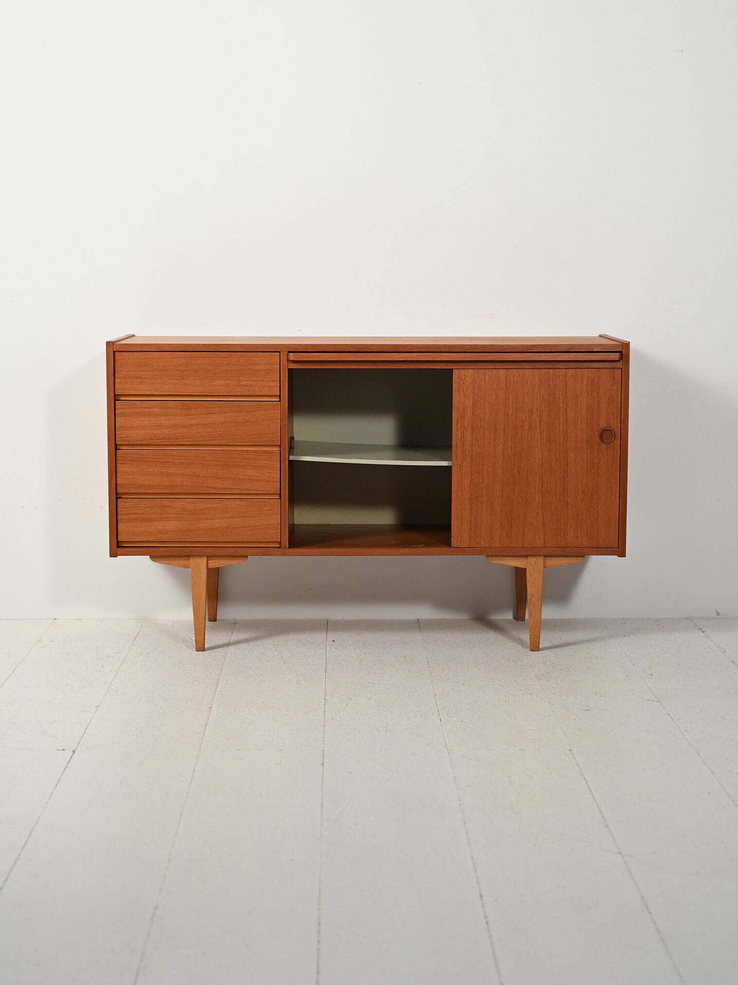 Sideboard Swedish 1960s with writing desk