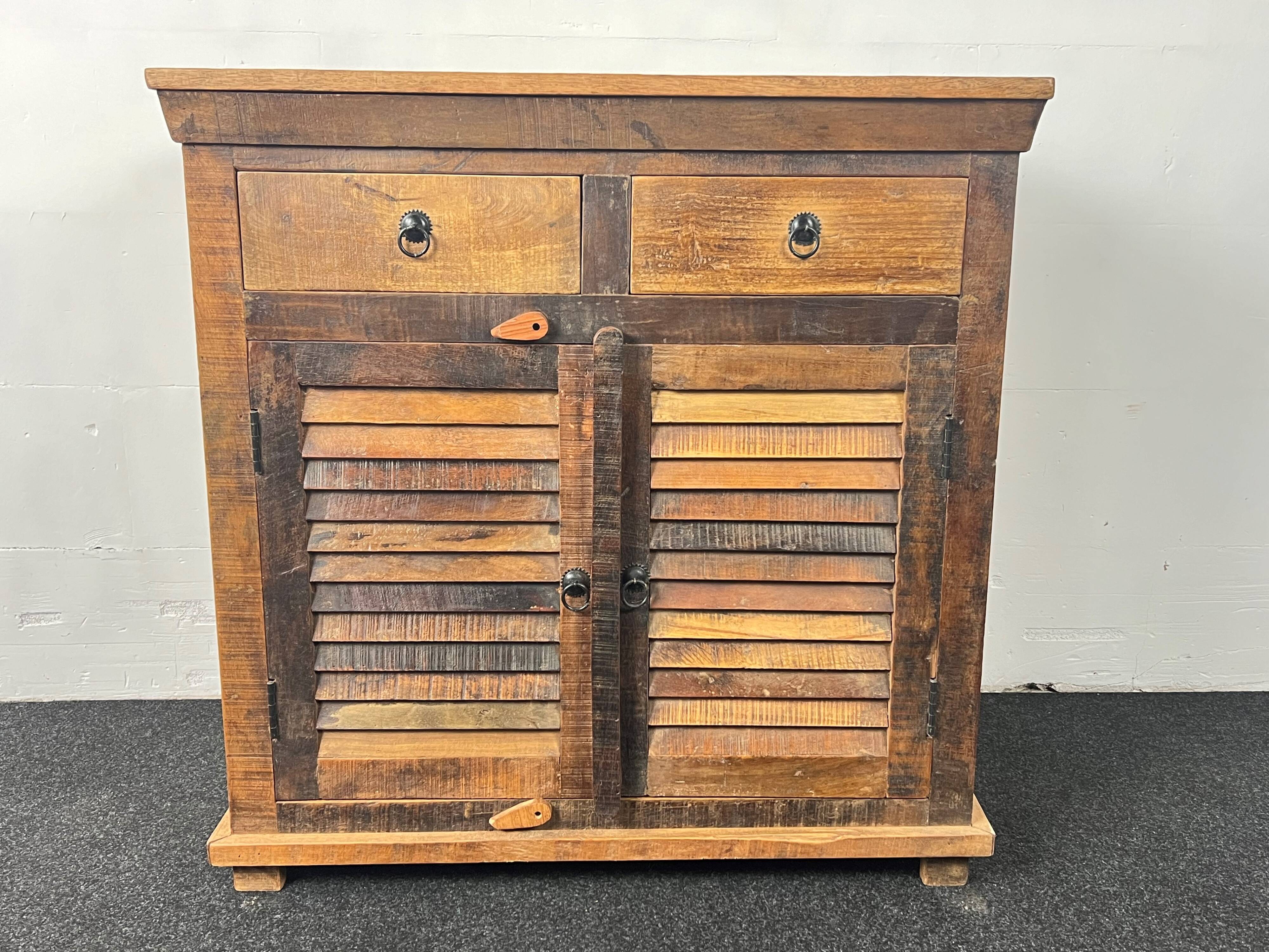 Small buffet in old wood