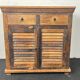 Small buffet in old wood
