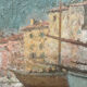 Painting Port of Saint Tropez 1939 Hippolyte Lety