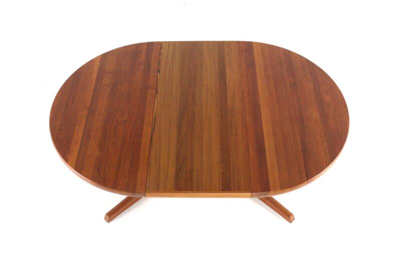 Extendable dining table Gudme 2x 'Slumstrup' - Danish design in teak