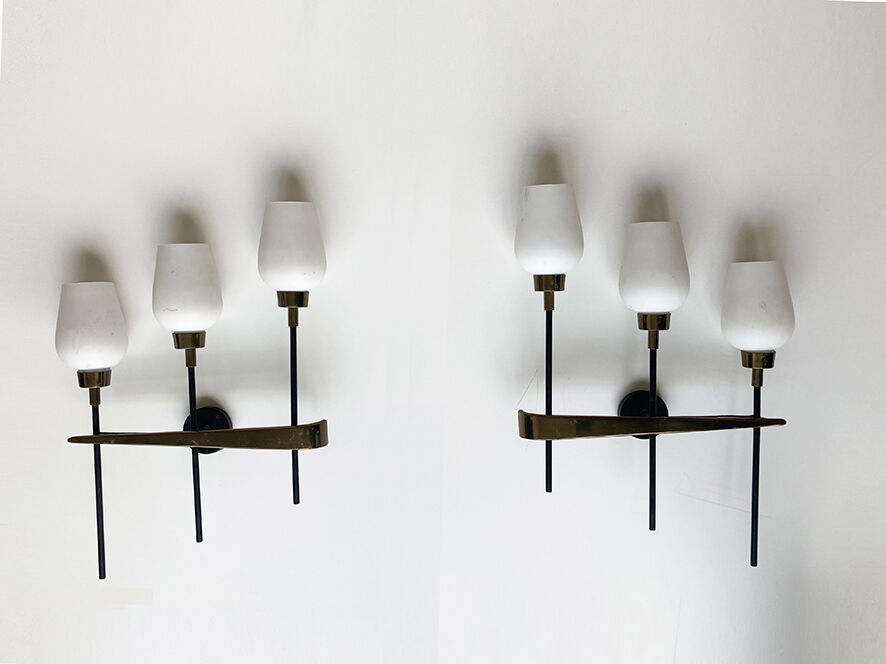 2 Arlus Wall Lamps 1960