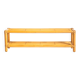 Scandinavian bamboo and rattan bench, second half of the 20th century