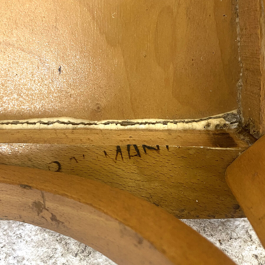 Paire de chaises d'enfant baumann 50's