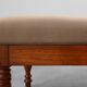 Elegant 19th Century Bench with Six Turned Legs, circa 1840
