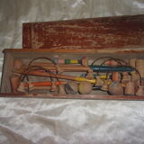 Ancien jeu de croquet en bois