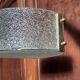 Pendant lamp 1950 glass and gold metal
