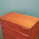 Chest of drawers teak, danish design, 60's, producer: trekanten-hestbæk a/s
