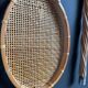 Antique rattan and wicker carpet beaters