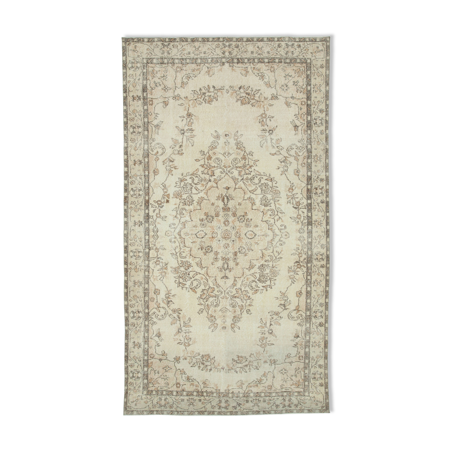 Handwoven One-of-a-Kind Anatolian Beige Rug 174 cm x 324 cm - 24980