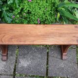 Antique elm bench
