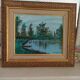 Oil painting with a beautiful quality frame.