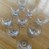 9 coupes à champagne anciennes