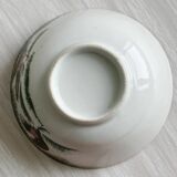 Bol en porcelaine ancienne avec motif coq