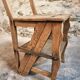 Antique French Oak Ladder Library Chair – Metamorphic Stepladder Chair