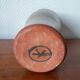 Diabolo vase in enameled stoneware signed