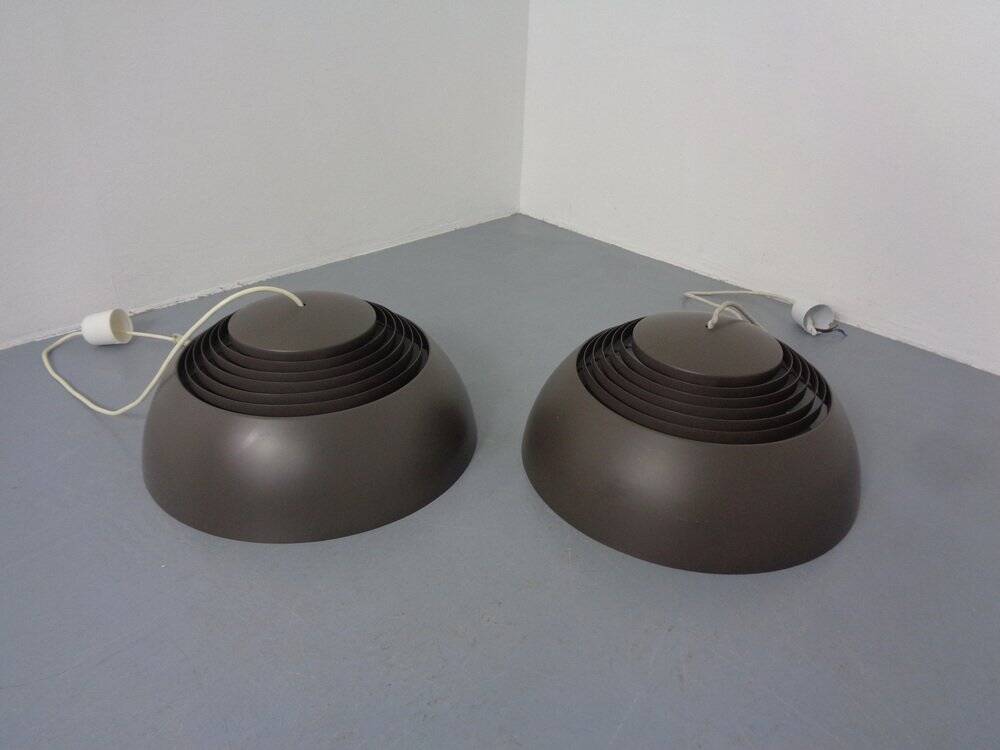 AJ Royal Ceiling Lamps by Arne Jacobsen for Louis Poulsen, Denmark, 1960s, Set of 2