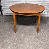 Vintage teak Scandinavian table from the 1960s by Johannes Andersen.