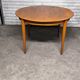 Table scandinave vintage teck années 60 Johannes Andersen