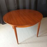 Vintage round extendable table
