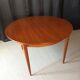 Vintage round extendable table