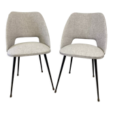 Paire de chaises des années 50