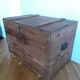 Old solid pine chest