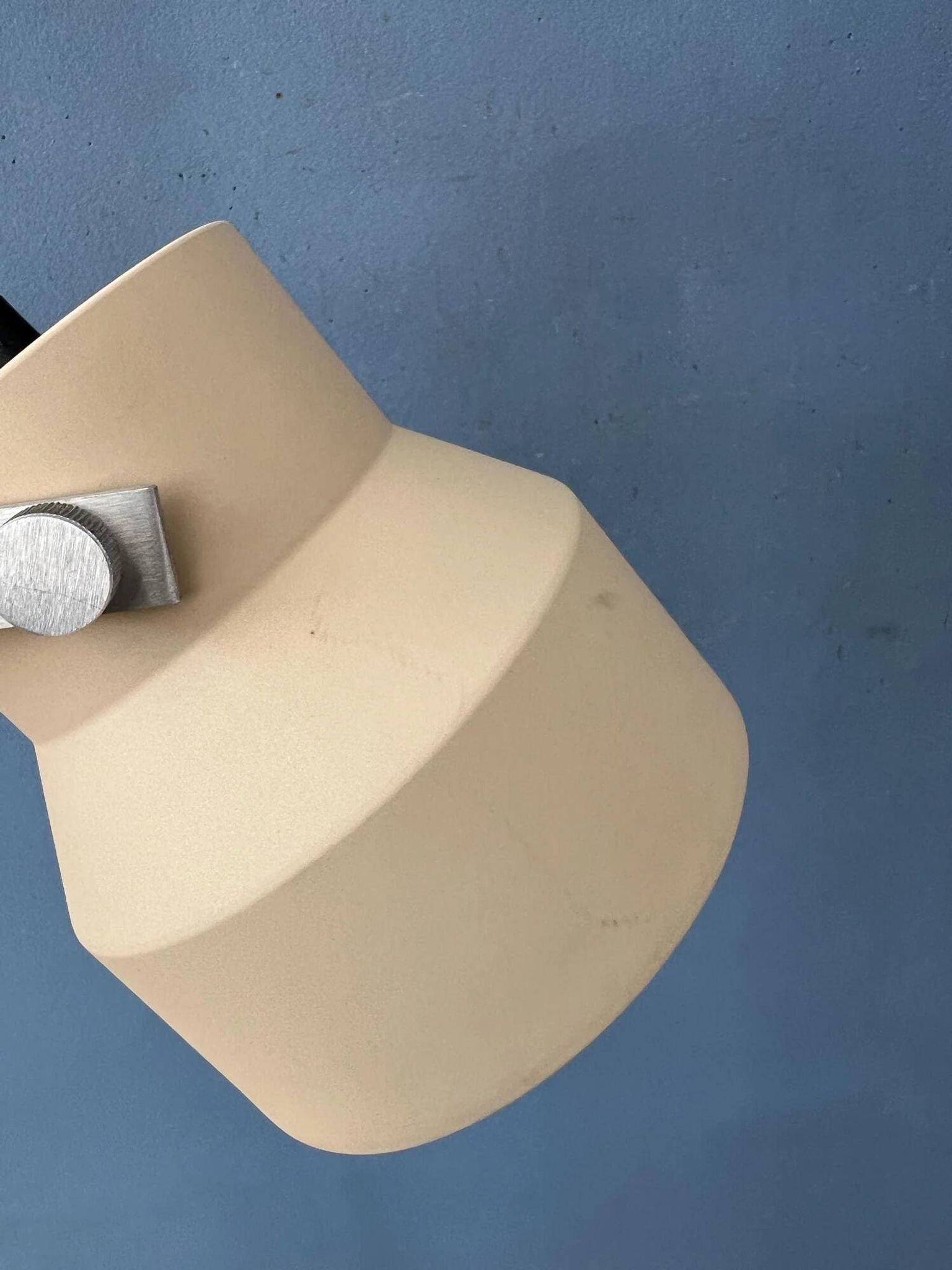 Lampadaire beige Dijkstra de style Space Age du milieu du siècle