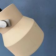 Lampadaire beige Dijkstra de style Space Age du milieu du siècle