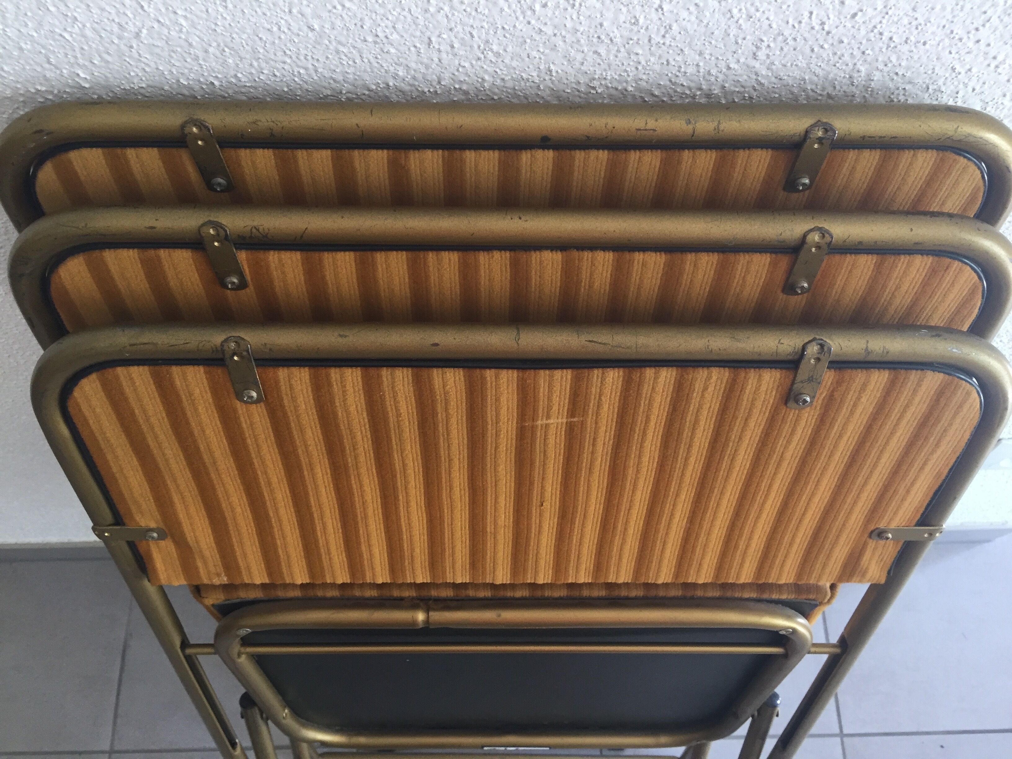 Vintage Lafuma folding chairs from the 1960/1970