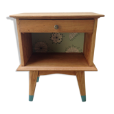 Bedside table in light wood