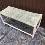 Traditional bench in doum and wood