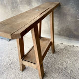 Old wooden workbench for children
