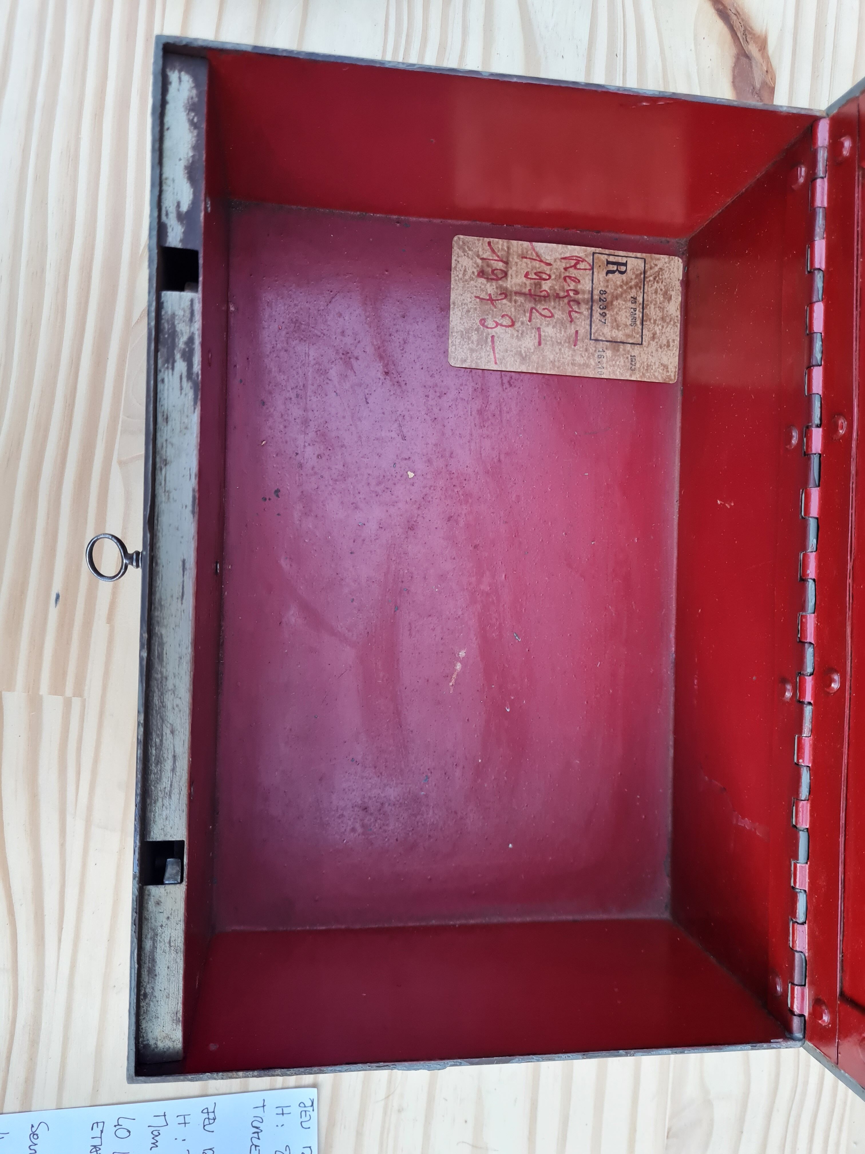 Vintage portable safe