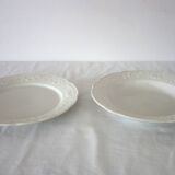 Set of 10 flat plates in Sarreguemines earthenware, early 20th century
