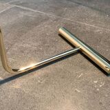 Mid-century floor lamp with counterweight in brass, 1960s