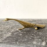 Golden brass bird