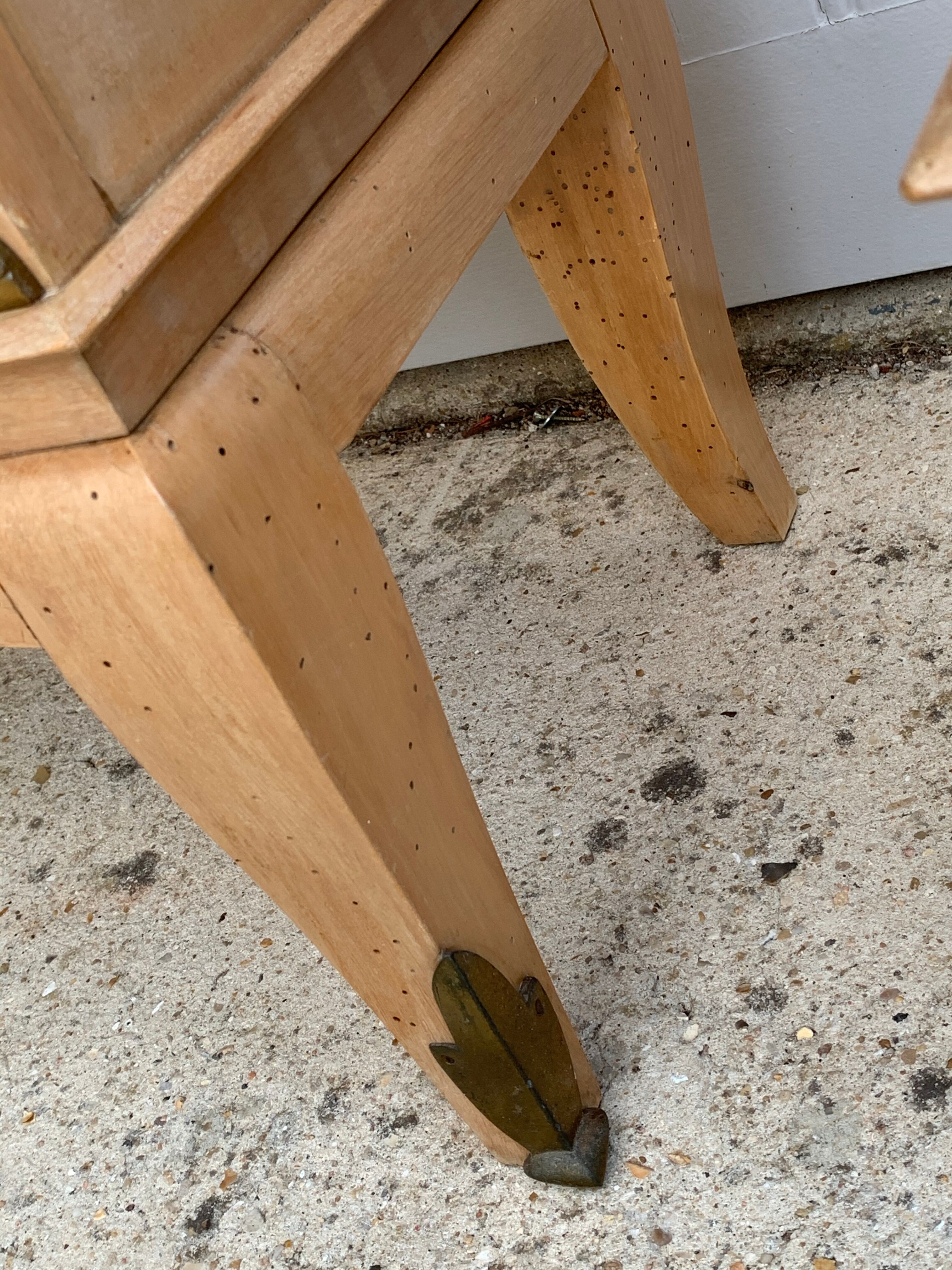 Pair of art deco bedsides