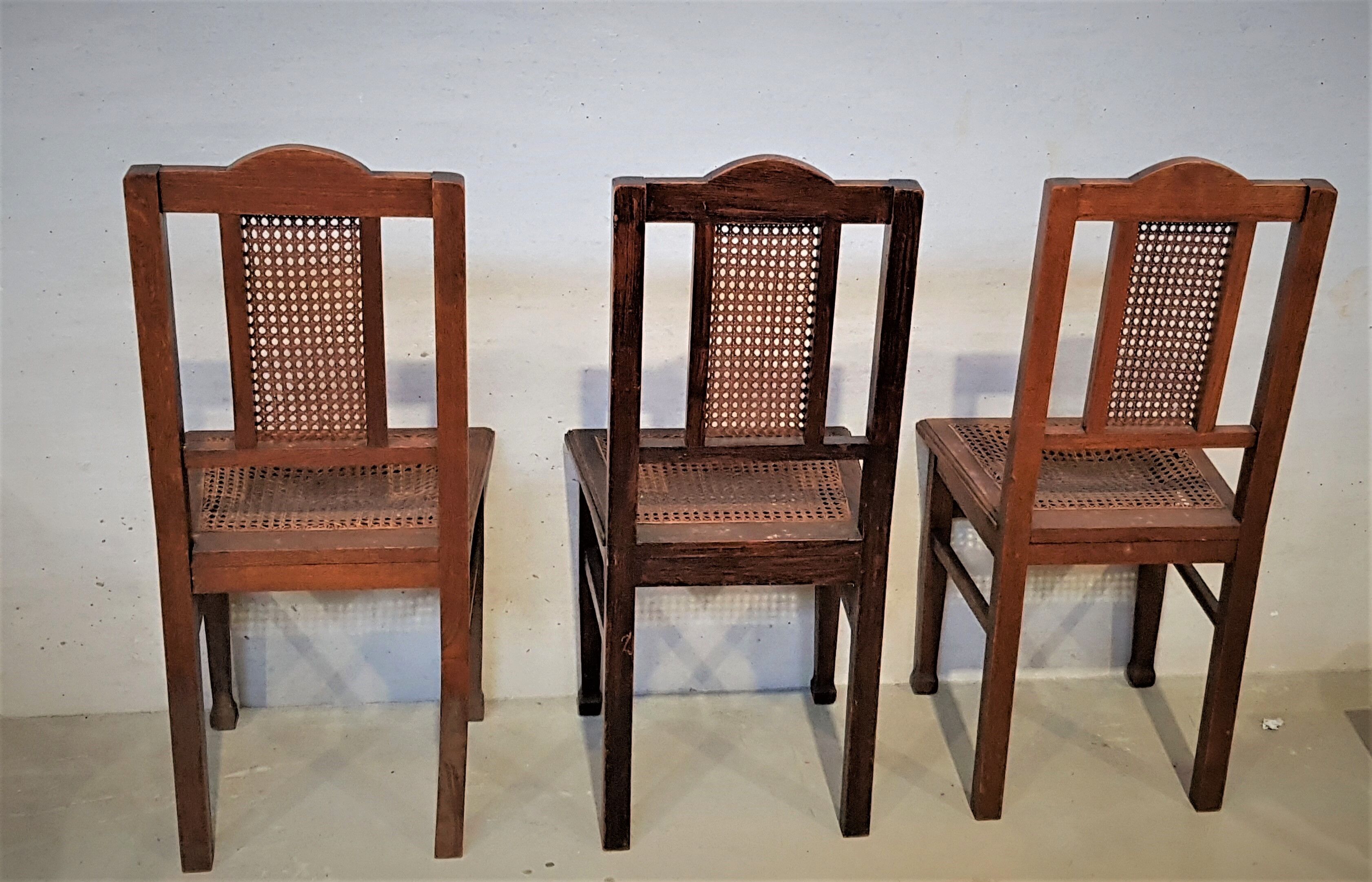 4 old chairs year 50