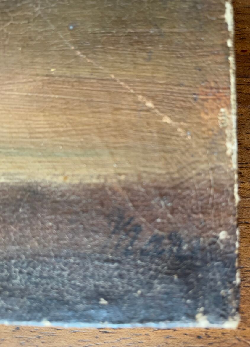 Old still life painting