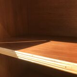 Commode en placage de rotin