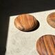 Bowl or monoxyl teak cut d:25.5