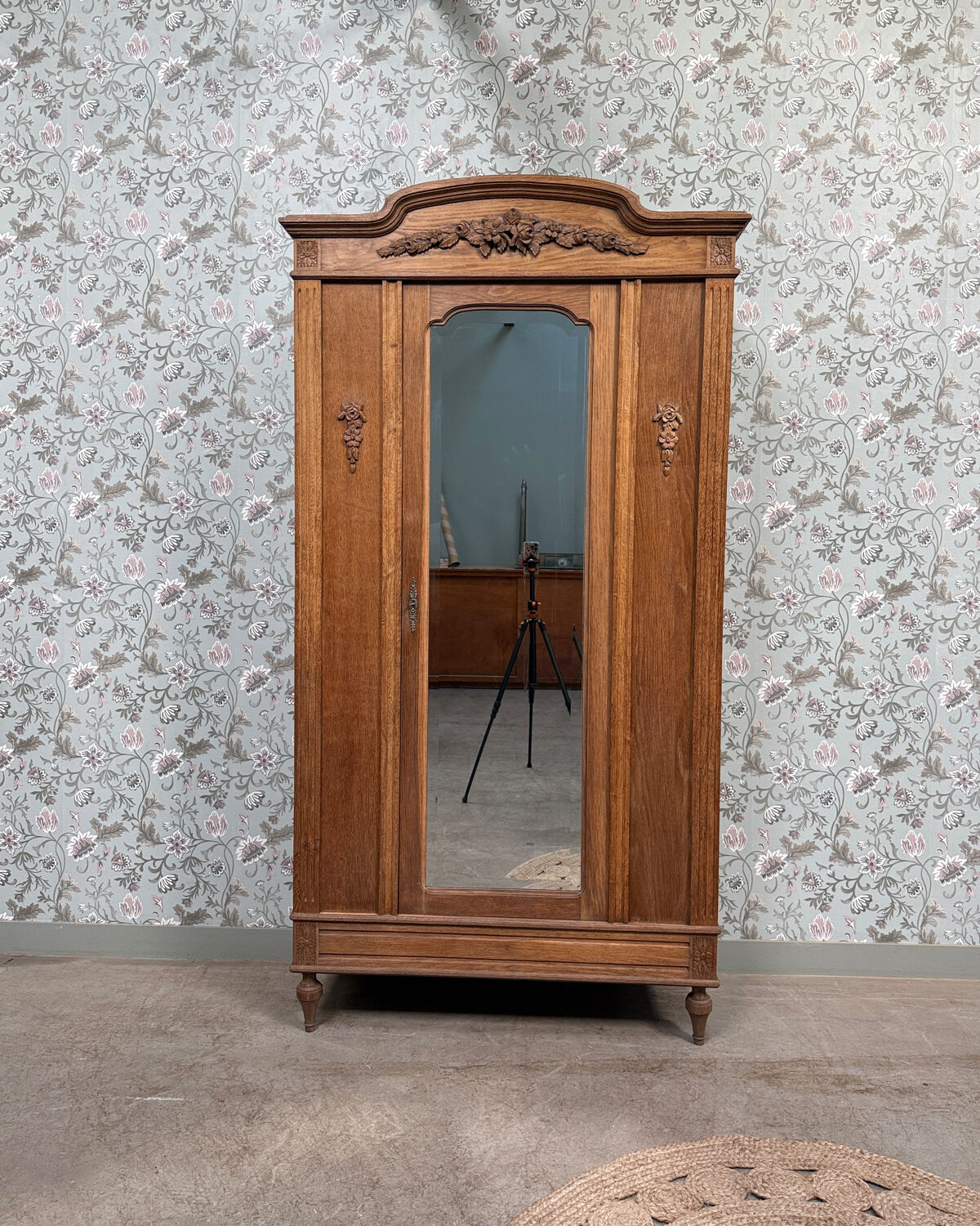 Bonnetière ancienne en chêne (rénovée)