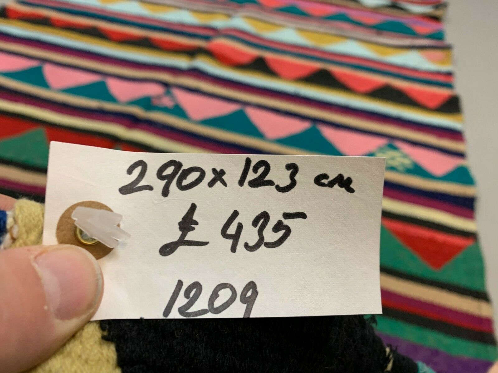 Turkish kilim 290x123 cm