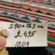 Turkish kilim 290x123 cm