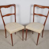 Scandinavian chairs skaï white