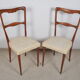 Scandinavian chairs skaï white